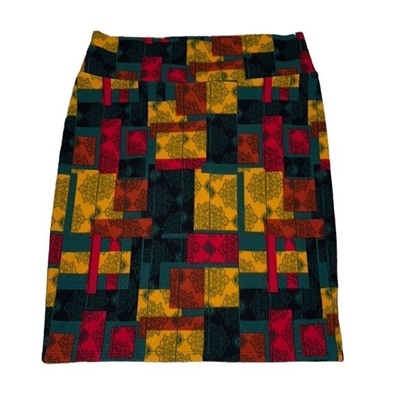 LulaRoe Geometric Pattern Pencil Skirt - Picture 3 of 7